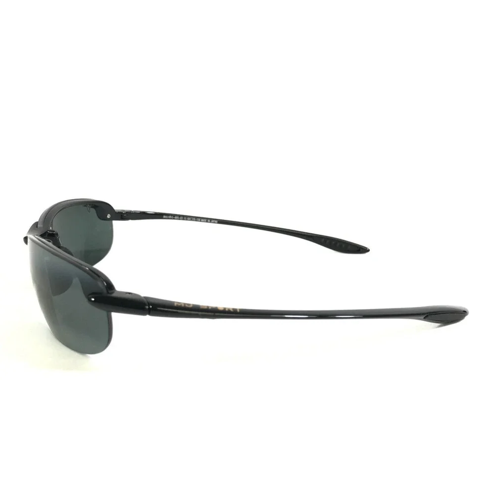 Maui Jim Sunglasses Makaha Readers +1.50 G-805-02 15 Black Gloss w/ Neutral Gray